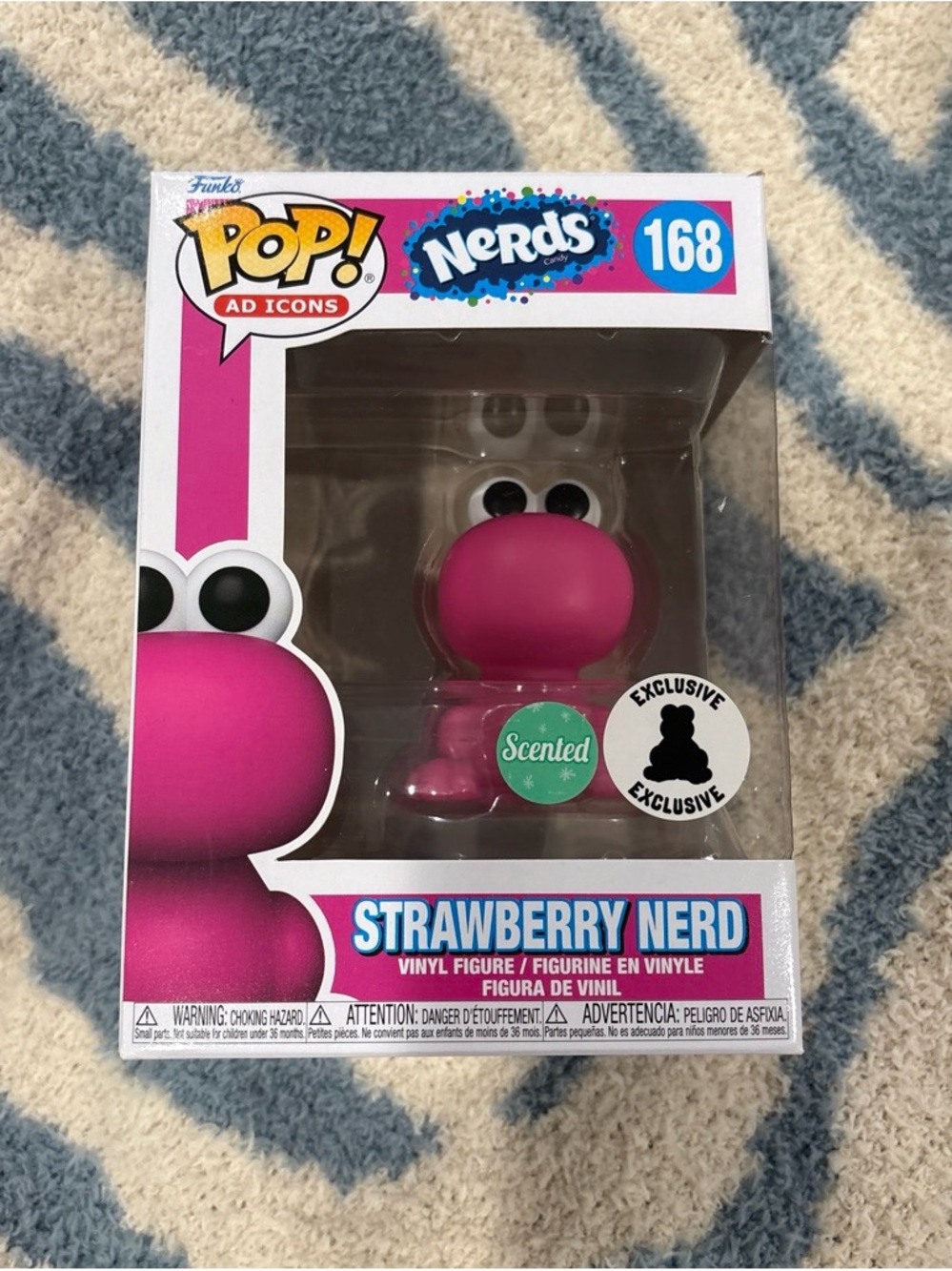 Funko Nerds Strawberry Pop! Vinyl Figure - Pink and Purple Box Art